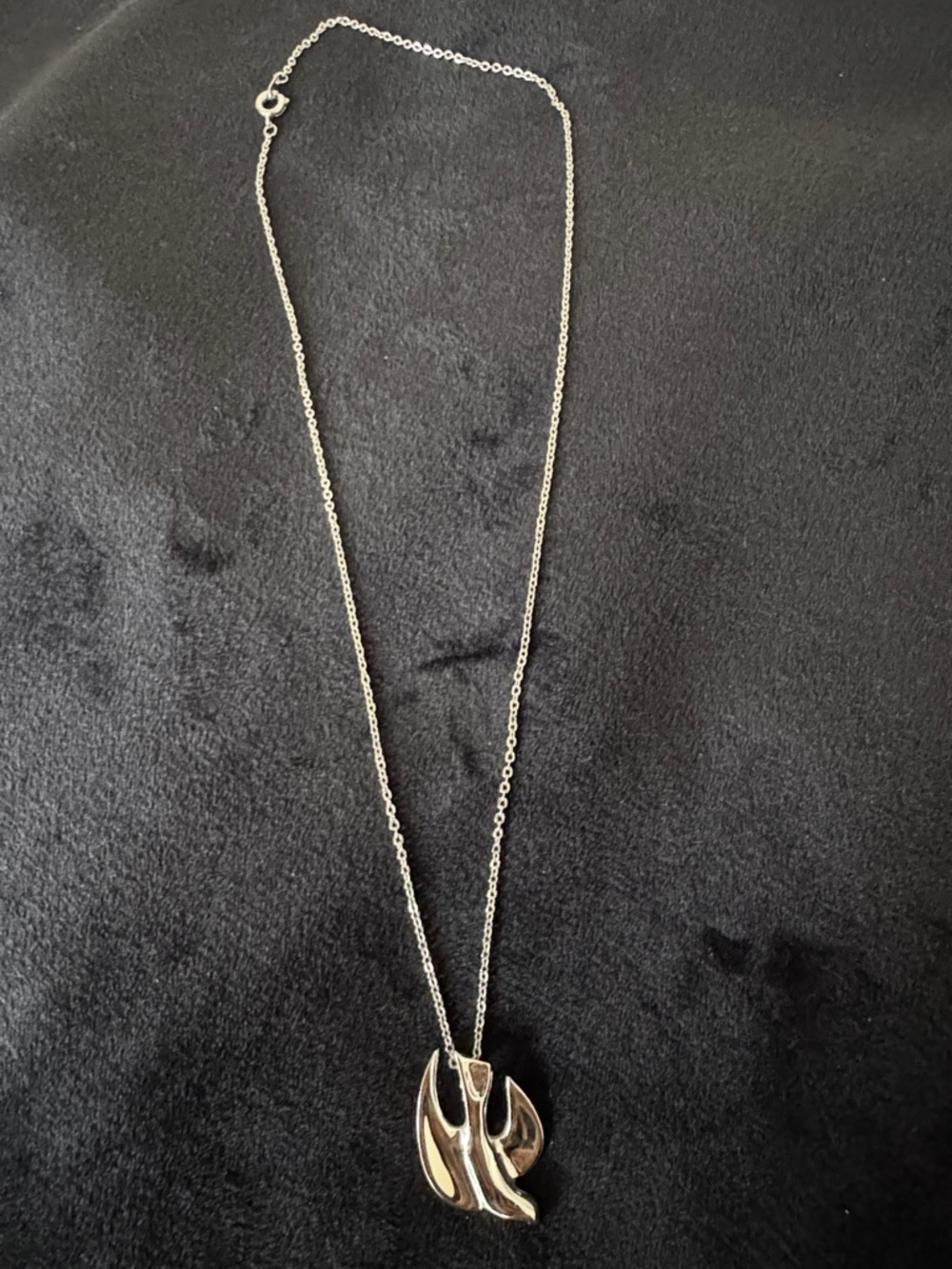Polished Silver Dove Pendant Necklace - Women's Jewelry